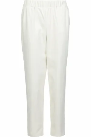 Knit-ted Faux leather broek Sally