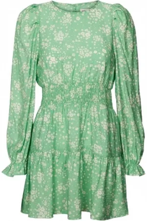 Lollys Laundry Jurk met gesmokte taille Parina