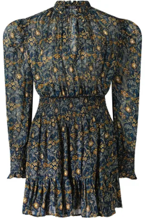 Ibana Lurex jurk met print Deela