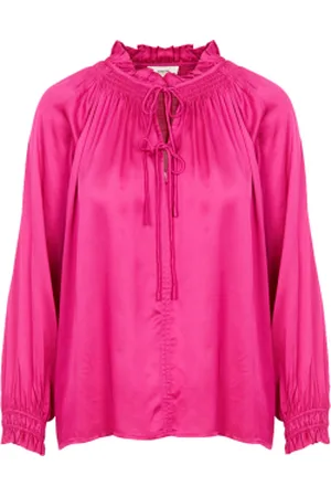 Suncoo Blouse met satin look Lea