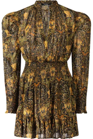 Ibana Lurex jurk met print Deela