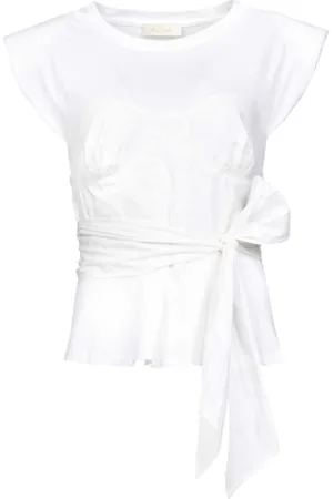 Mes Demoiselles Katoenen bustier wikkeltop Vera