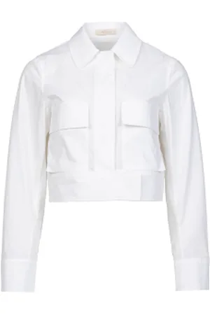 Mes Demoiselles Katoenen cropped blouse/jasje Pinell