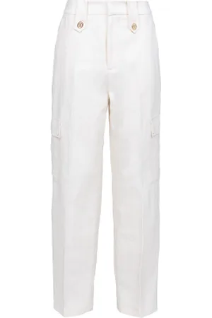 Twin-Set Linnen cargobroek Valentina