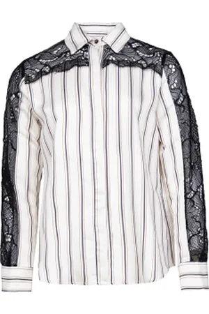 Kocca Blouse met kanten mouwen Roxana