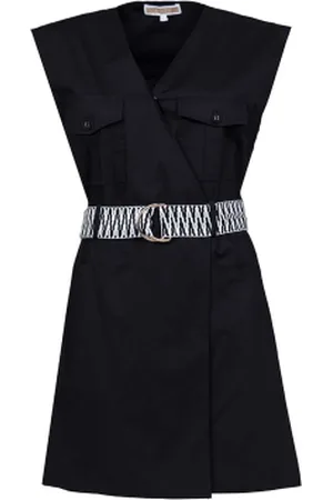 Kocca Poplin jurk met riem Relmarr