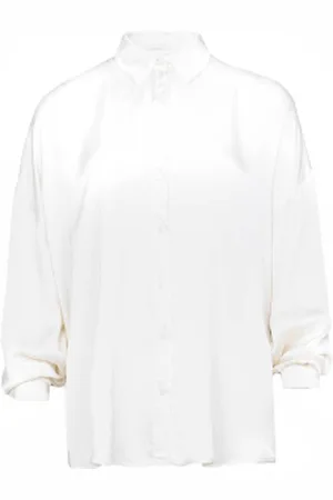 Kocca Glanzende viscose blouse Geo