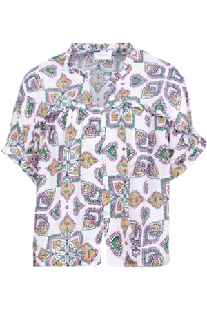 Louizon Blouse met print Minya