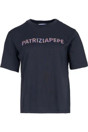 Patrizia Pepe T-shirt met logo Lucia
