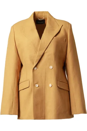 MAGALI PASCAL Double breasted linnen blazer Florentine