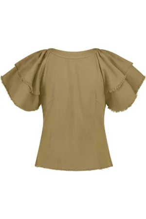 Ibana Canvas top met ruches Trust
