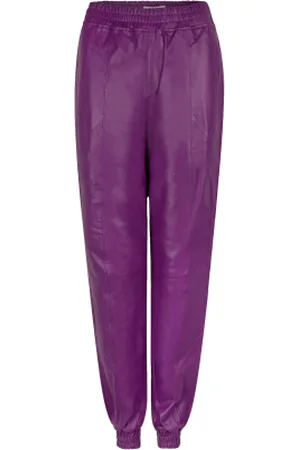 Dante 6 Non-stretch leren jogger Kuno