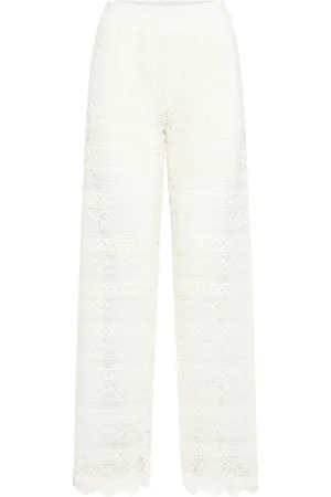 Co`Couture Transparante crochet broek Lara