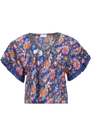 Louizon Ecovero top met print Flaye
