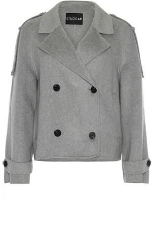 STUDIO AR Wolmix cropped trenchcoat Lexine