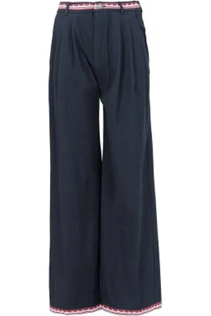MAISON HOTEL Wide leg broek met borduursels Lolo