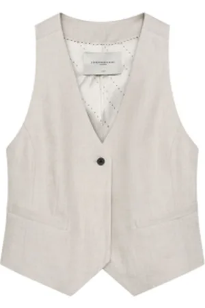 Copenhagen Muse Linnen gilet Nature