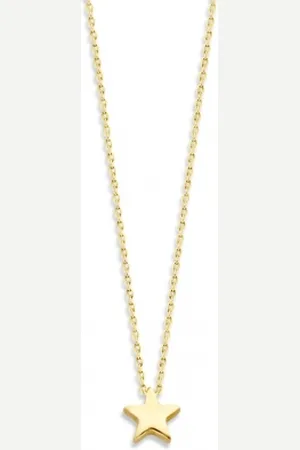 Just Franky 14k gouden ketting Star geelgoud
