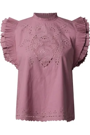 Berenice Broderie top Tess