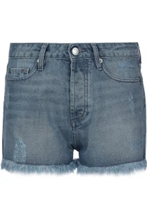 Berenice Ribbed denim shorts Phuket