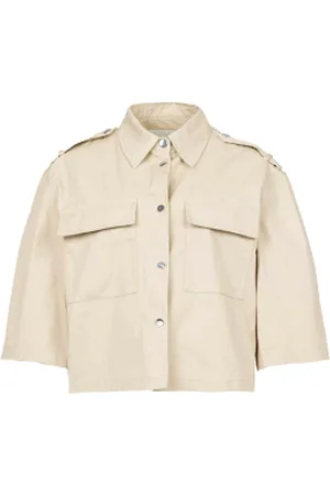 ALTER EGO Cropped canvas blouse jasje Nala