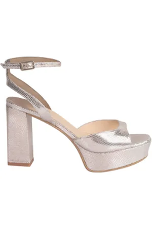 March23 Leren sandalen met plateau Charleze l.