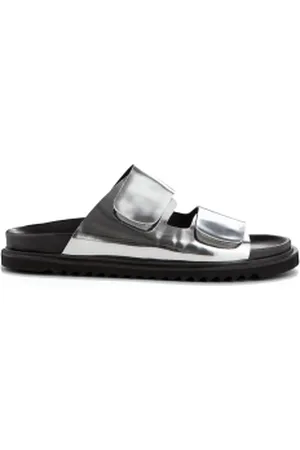 Ivylee Copenhagen Metallic leren sandalen Dawn