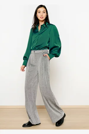 LolaLiza Palazzo broek met lurex