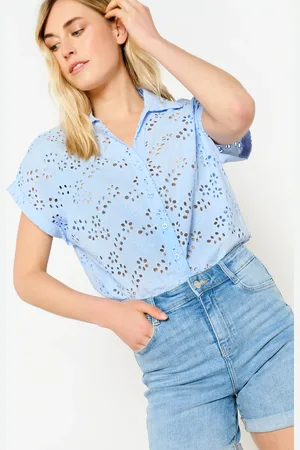 LolaLiza Geborduurde opengewerkte blouse