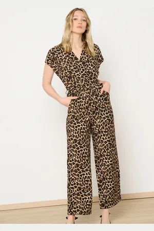 LolaLiza Jumpsuit met luipaardprint