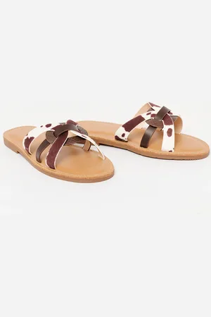 LolaLiza Sandalen met dierenprint en bandjes
