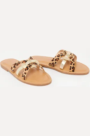 LolaLiza Sandalen met dierenprint en bandjes