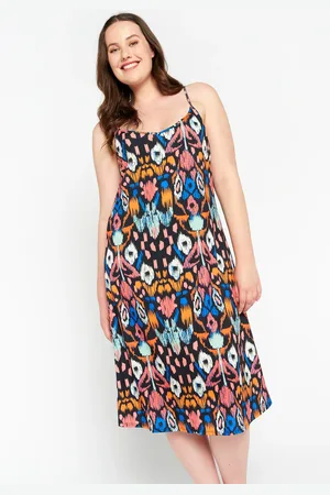 LolaLiza Maxi-jurk met ikatprint