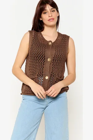 LolaLiza Mouwloos gehaakt gilet