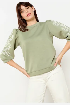 LolaLiza Sweatshirt met ballonmouwen