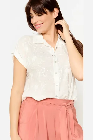 LolaLiza Transparante blouse met borduursel