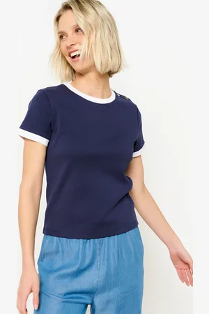 LolaLiza T-shirt met knoopdetail