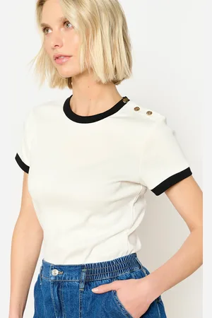 LolaLiza T-shirt met knoopdetail