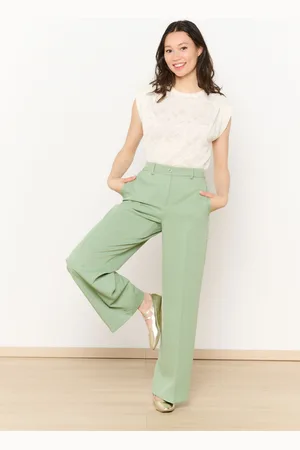LolaLiza Wide leg broek in twill