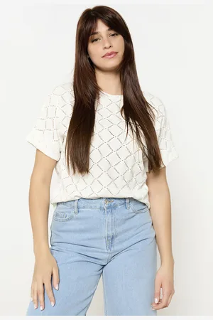 LolaLiza T-shirt met structuurmotief