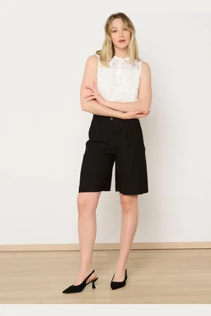 LolaLiza Elegante vloeiende bermuda shorts