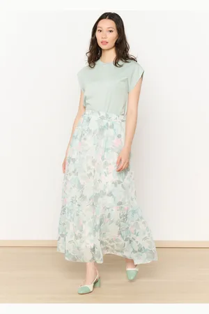 LolaLiza Lange rok met bloemenprint