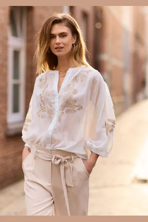 LolaLiza Geborduurde voileblouse