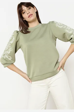 LolaLiza Sweatshirt met ballonmouwen