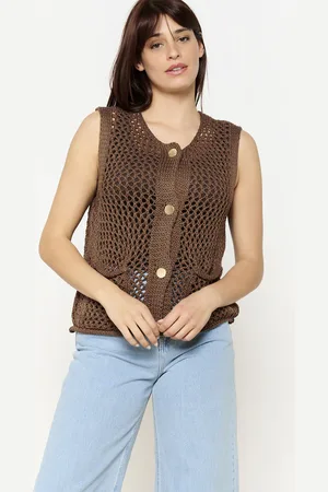 LolaLiza Mouwloos gehaakt gilet