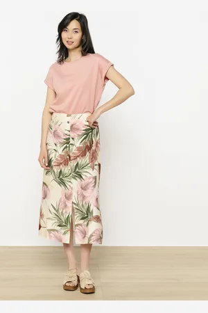 LolaLiza Midi-rok met bloemenprint