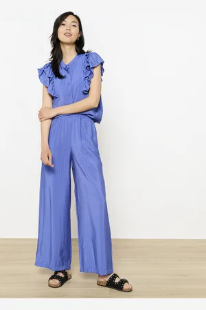 LolaLiza Wijde broek met co-ord top