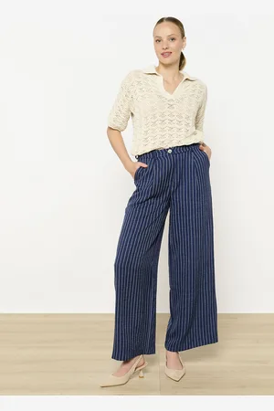 LolaLiza Geklede broek met krijtstrepen
