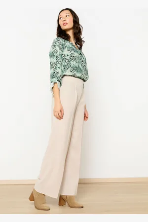 LolaLiza Losse broek met bandplooi