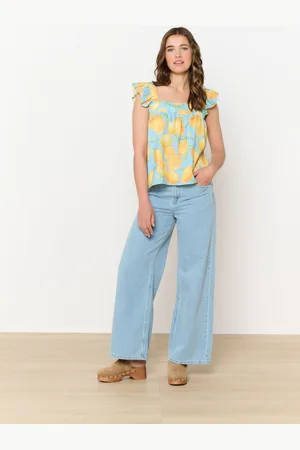 LolaLiza Gebloemde blouse met ruches